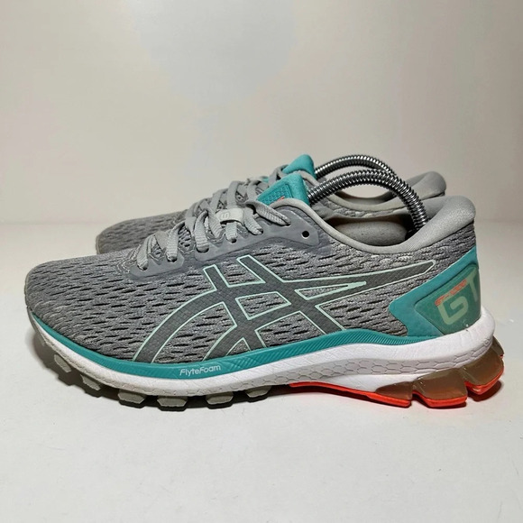 ASICS GT-1000 9 Piedmont Gray Bio Mint Women’s Shoes Size 6.5 (47 Box 6 - Picture 2 of 10